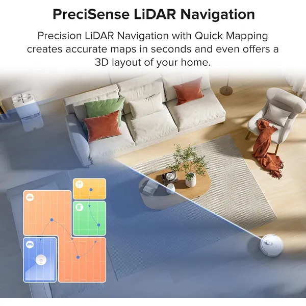 Roborock Qrevo: 5500Pa Suction Robot Vacuum Mop with Multifunctional Dock and Auto Mop Lifting