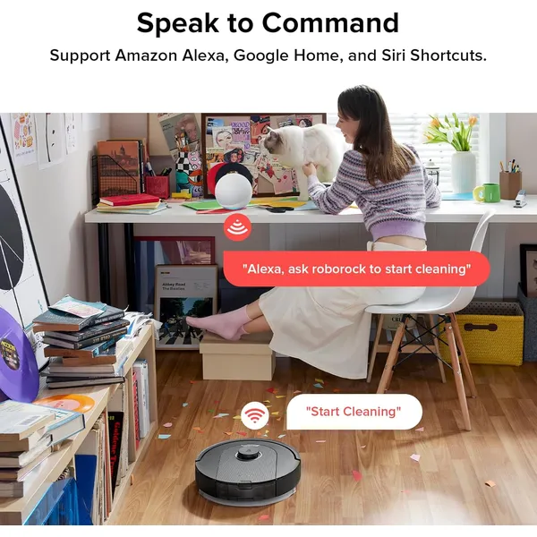 Roborock Q5 Pro: 5500Pa Suction Robot Vacuum Mop with DuoRoller Brush & PreciSense LiDAR Navigation