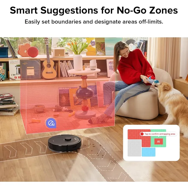 Roborock Q5 Pro: 5500Pa Suction Robot Vacuum Mop with DuoRoller Brush & PreciSense LiDAR Navigation