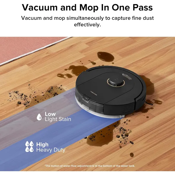 Roborock Q5 Pro: 5500Pa Suction Robot Vacuum Mop with DuoRoller Brush & PreciSense LiDAR Navigation