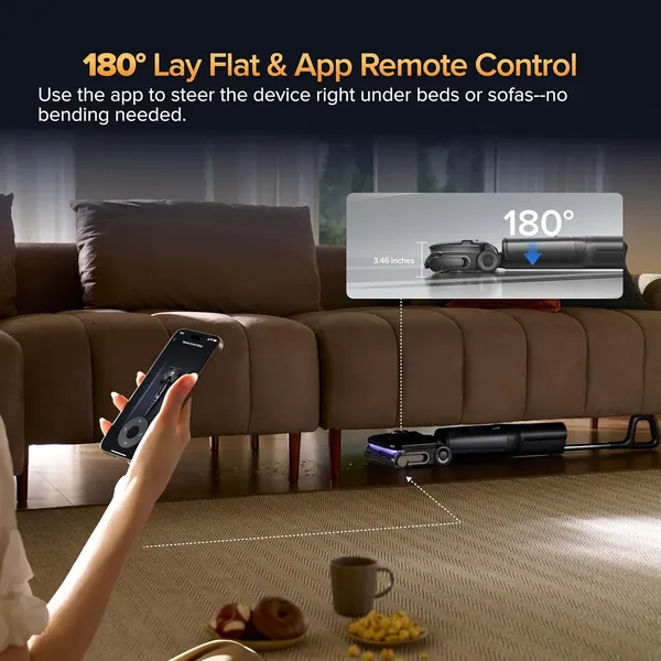 Roborock F25 Ultra Steam & Hot Water Wet Dry Vacuum Cleaner – 22000 Pa Suction, Self-Cleaning, Smart App Control