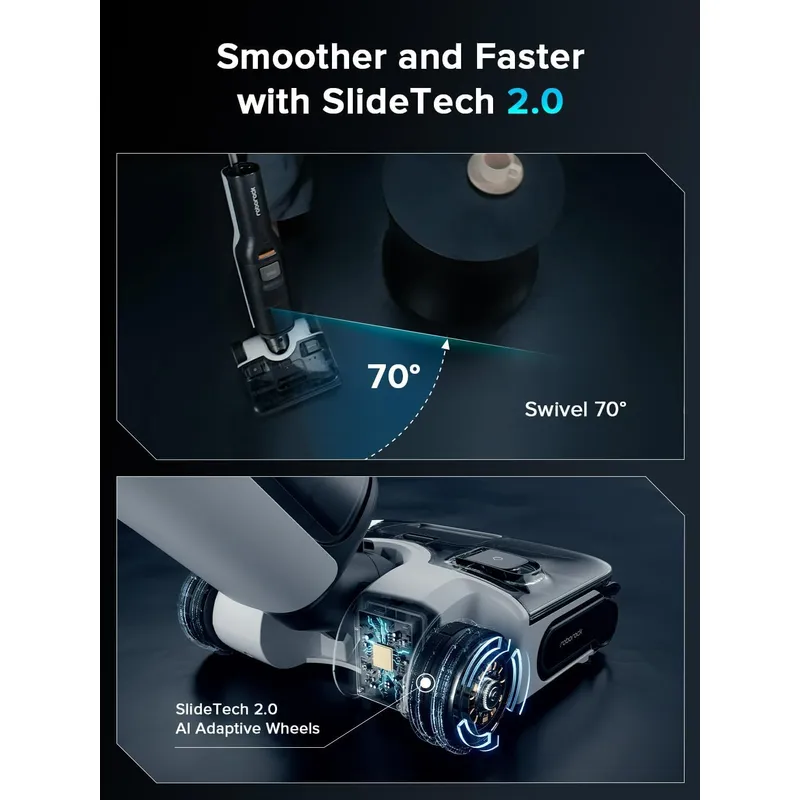 Roborock F25 ACE: 20000Pa Cordless Wet Dry Vacuum with Smart Self-Cleaning & Auto Detergent Dispense