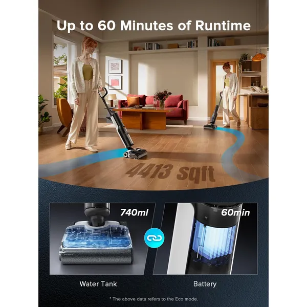 Roborock F25 ACE: 20000Pa Cordless Wet Dry Vacuum with Smart Self-Cleaning & Auto Detergent Dispense