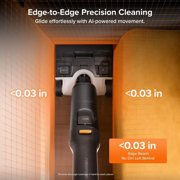 Roborock F25 ALT Cordless Wet Dry Vacuum with Auto Detergent & 90°C Self-Cleaning