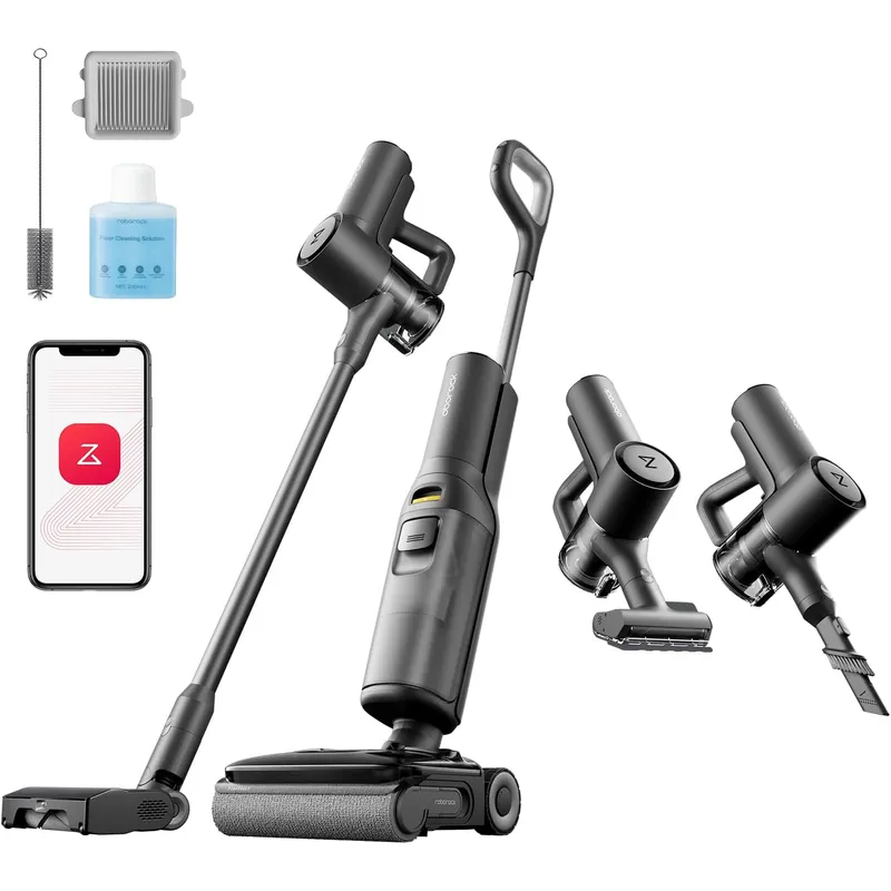 Roborock F25 ACE Combo 5-in-1 Cordless Wet Dry Vacuum – 20000Pa Suction, 90°C Self-Cleaning & Convertible Handheld