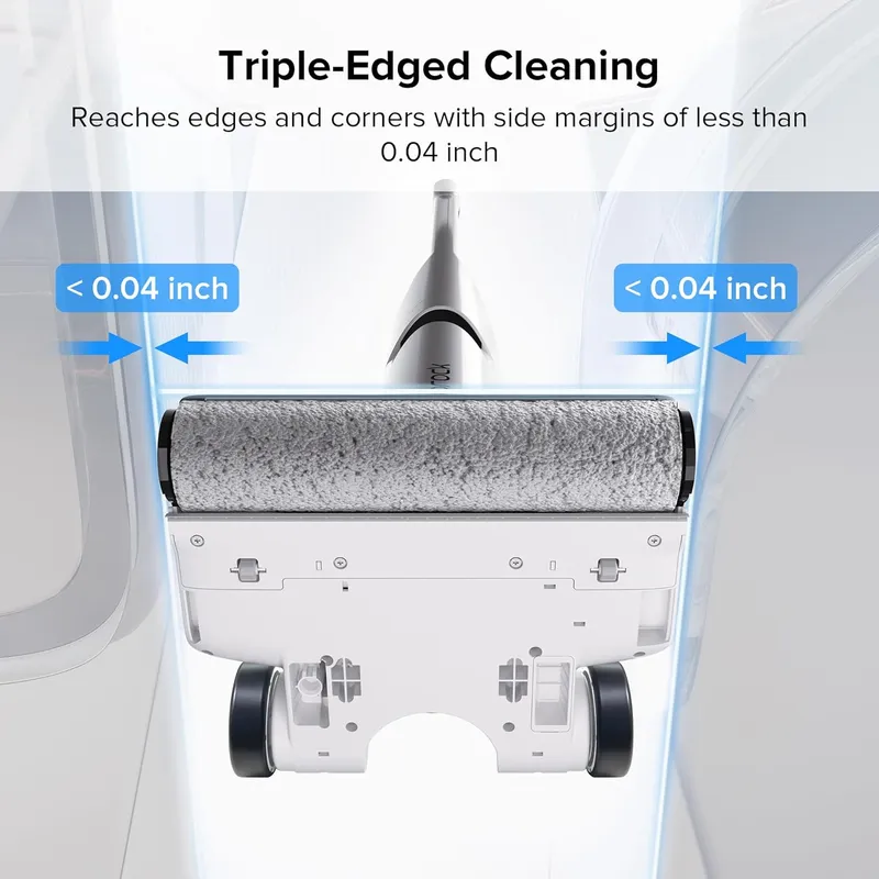 Roborock Flexi Cordless Wet Dry Vacuum – 17000Pa Suction, FlatReach Design & 60°C Hot Water Self-Cleaning