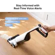 Roborock Flexi Cordless Wet Dry Vacuum – 17000Pa Suction, FlatReach Design & 60°C Hot Water Self-Cleaning