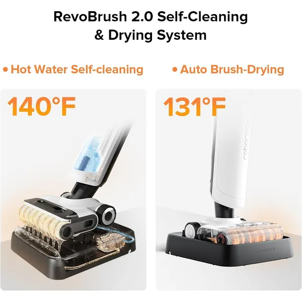 Roborock Flexi Pro Cordless Wet Dry Vacuum – 17000Pa Suction, FlatReach Headlight & 60°C Hot Water Self-Cleaning