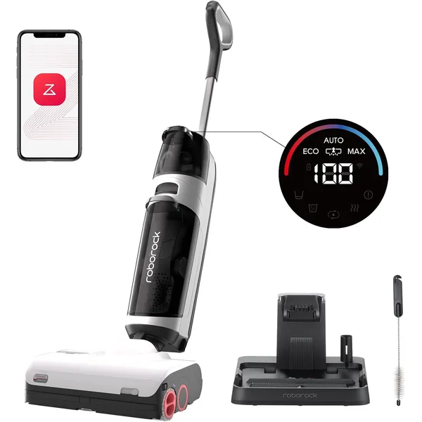 Roborock Dyad Pro Cordless Wet Dry Vacuum – 17000Pa Suction, DyadPower & RevoBrush Self-Cleaning