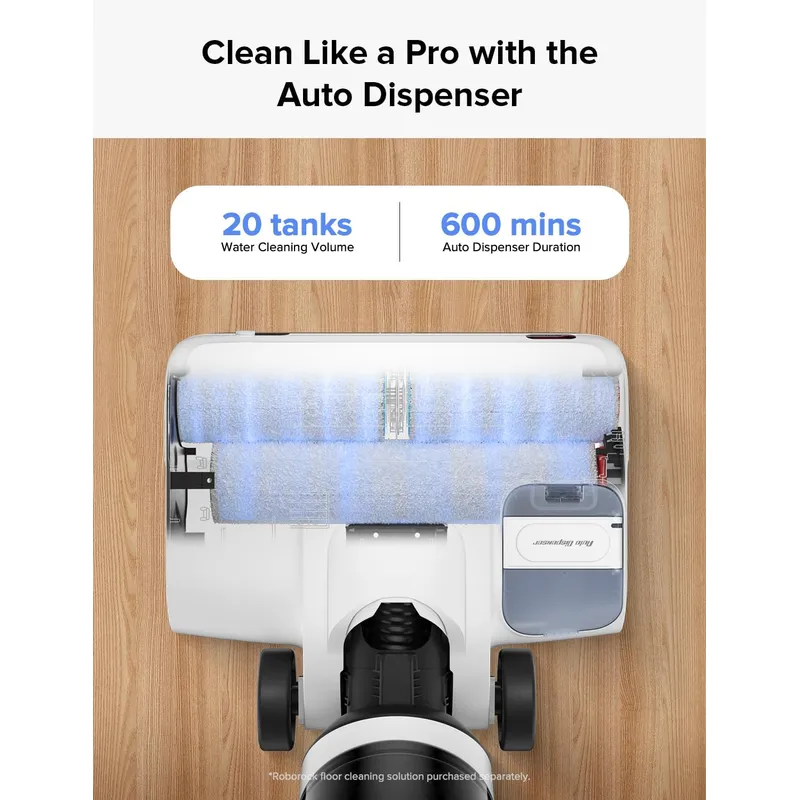 Roborock Dyad Pro Cordless Wet Dry Vacuum – 17000Pa Suction, DyadPower & RevoBrush Self-Cleaning