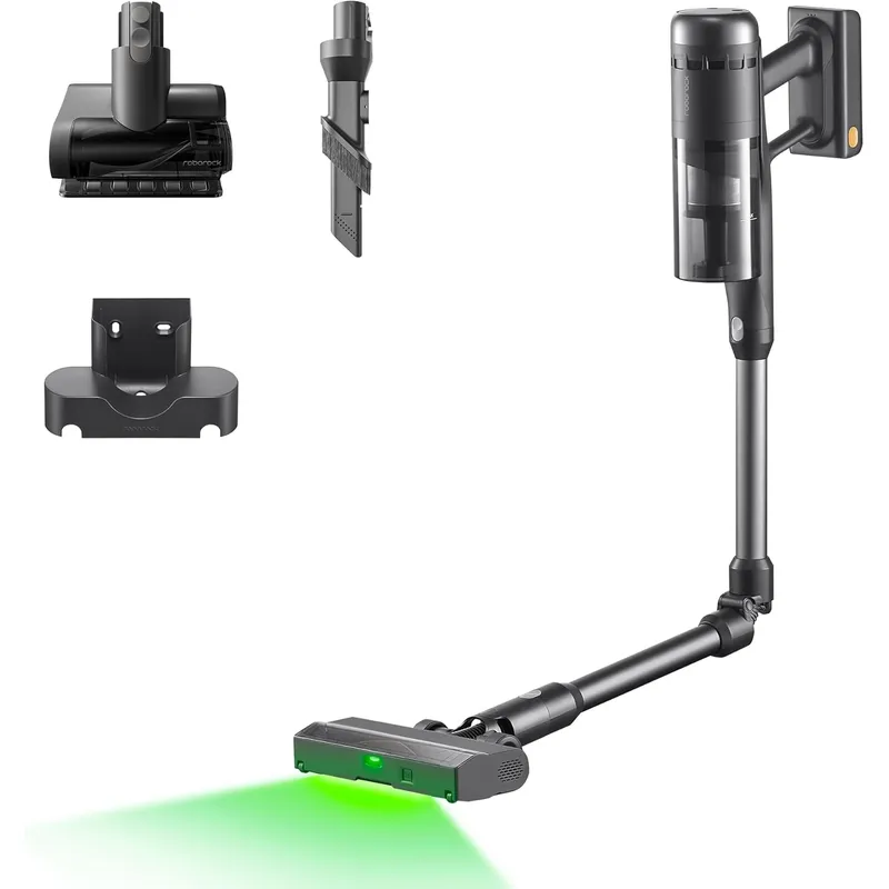 Roborock H60 Ultra Cordless Stick Vacuum – 210AW Suction, 140° Green Light & 90° Bendable Wand