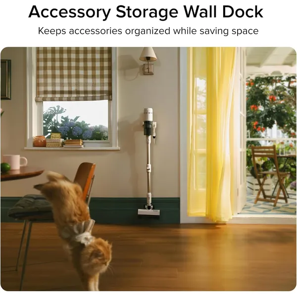 Roborock H60 Cordless Stick Vacuum – 115AW Suction, 90° Bendable Wand & 140° Green Light Detection