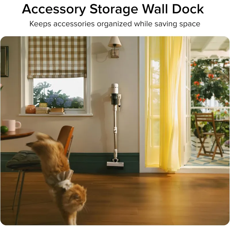 Roborock H60 Cordless Stick Vacuum – 115AW Suction, 90° Bendable Wand & 140° Green Light Detection