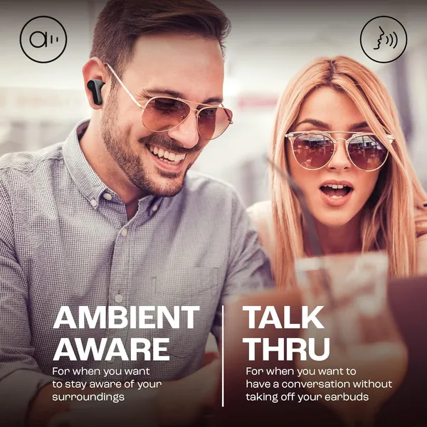 JBL Wave Beam True Wireless Earbuds – 32H Playtime, 8mm Deep Bass, IP54 & Smart Ambient Technology