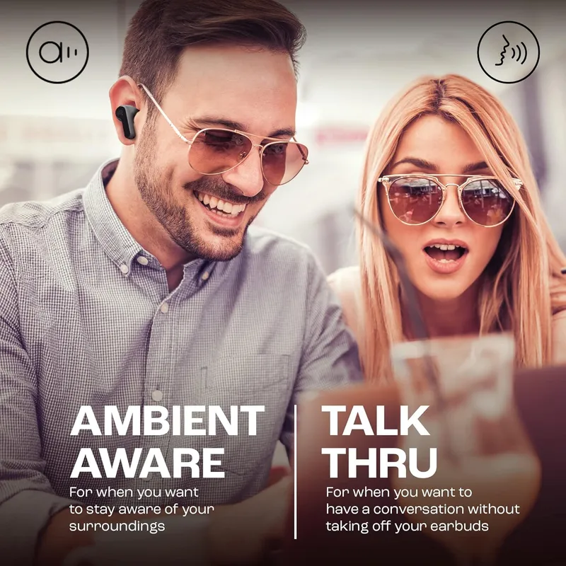 JBL Wave Beam True Wireless Earbuds – 32H Playtime, 8mm Deep Bass, IP54 & Smart Ambient Technology