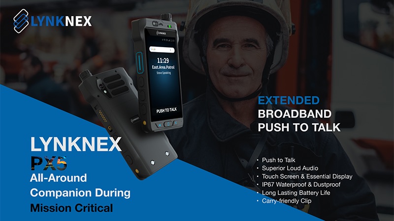 LYNKNEX Introduces the most powerful and versatile handheld for Mission Critical Broadband Communications