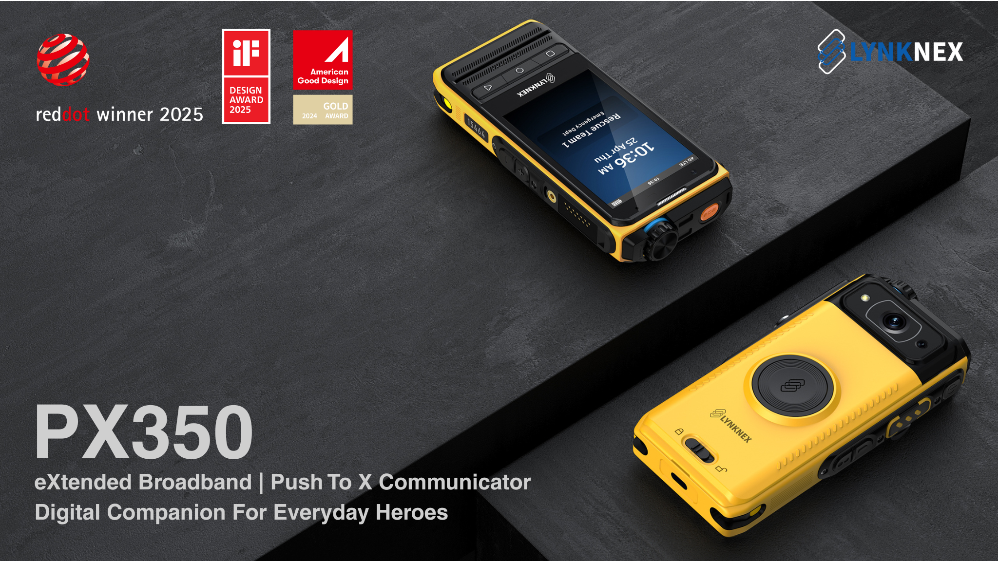 LYNKNEX PX350 Wins 2025 Red Dot Award for Outstanding Mission-Critical Design