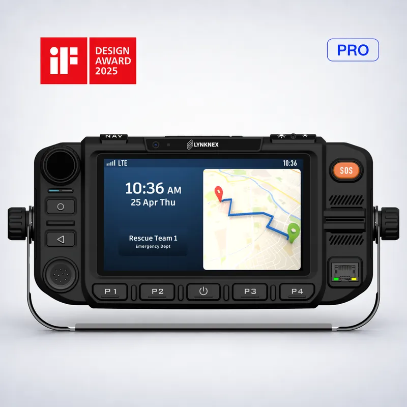 MX1 Pro Mission-Critical Vehicular Communication Terminal | LYNKNEX