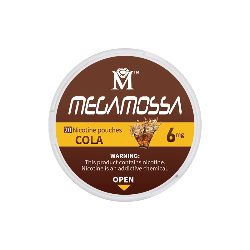 أكياس النيكوتين - كولا 6 مجم جافة 