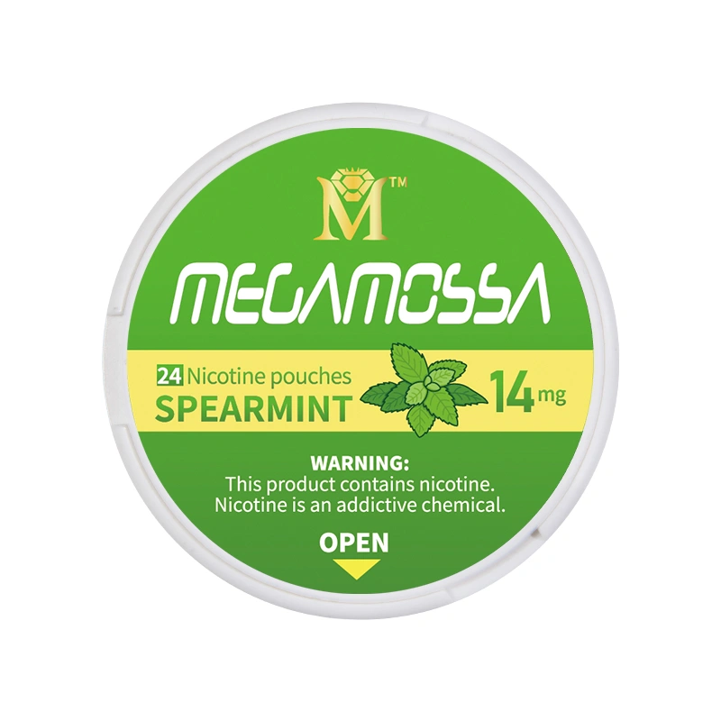 sachets de nicotine - menthe verte 14mg  