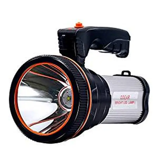 odear rechargeable led projecteur de poche portable projecteur lampe de poche super lumineux lampe de poche extérieure lanterne avec banque d'alimentation pour la chasse 