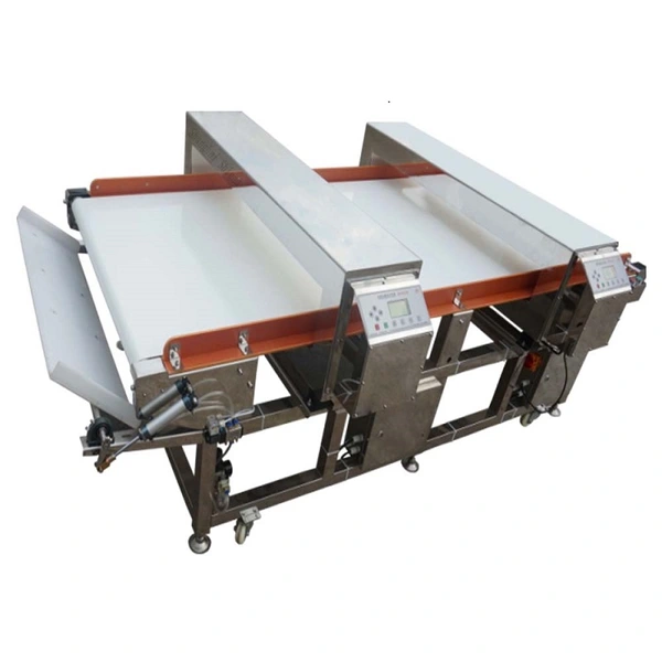 máquina de detección de metales dumpling de doble sonda 