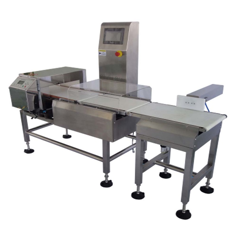 High accuracy dynamic checkweigher and metal detection,industrail check ...