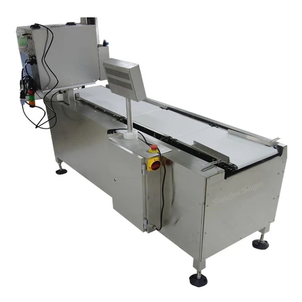 Industrial Date Printing Checkweigher Labeling Machine Bottle Box bag Sticker Weighing Label Printing Machine Supply Price