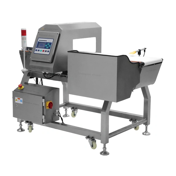 Aluminum Foil Packaging Biscuit Automatic Metal Detector Dynamic Conveyor Metal Detection Machine For Food Industry Price