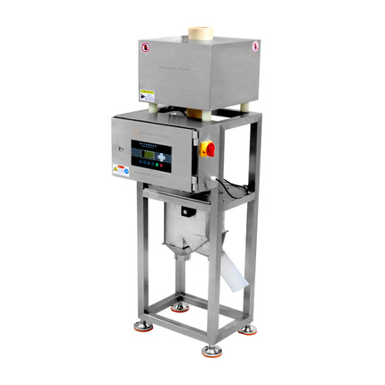 Vertical Starch High Quality Powder Metal Detector Particle Digital Small Metal Separator for Food Industry Manufacturer Price