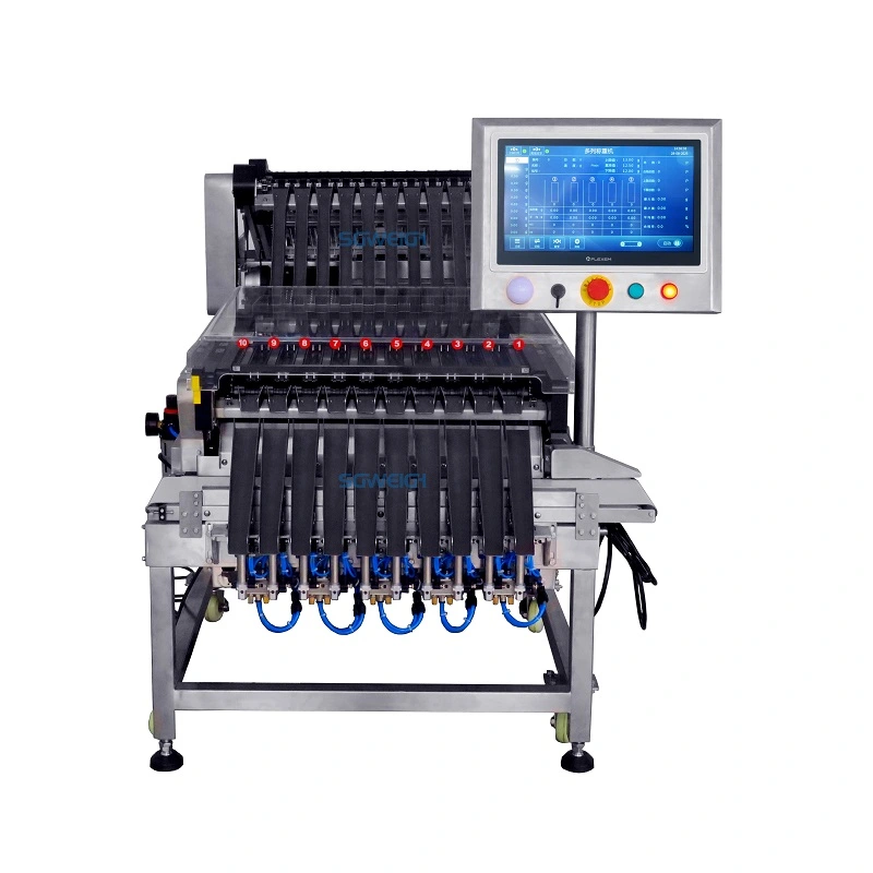 Stick Pouch 10-Column Checkweigher Multi-Lane Precision Checkweighing Machine