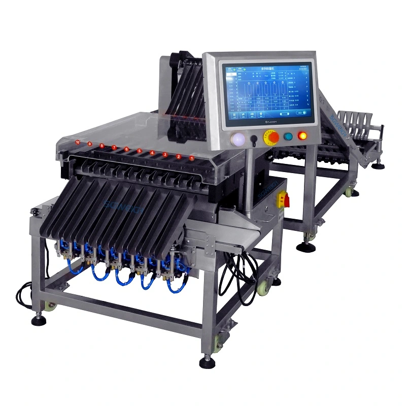 Stick Pouch 10-Column Checkweigher Multi-Lane Precision Checkweighing Machine