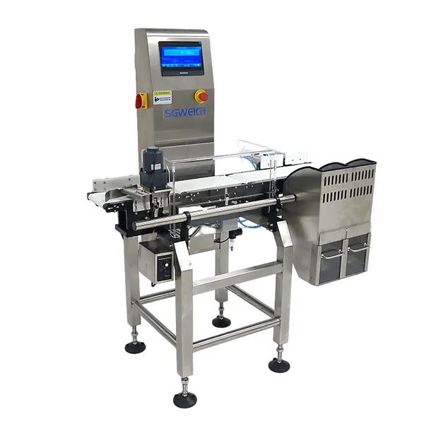 Overweight Underweight Inspection Checkweigher Double Rejection Checkweigher