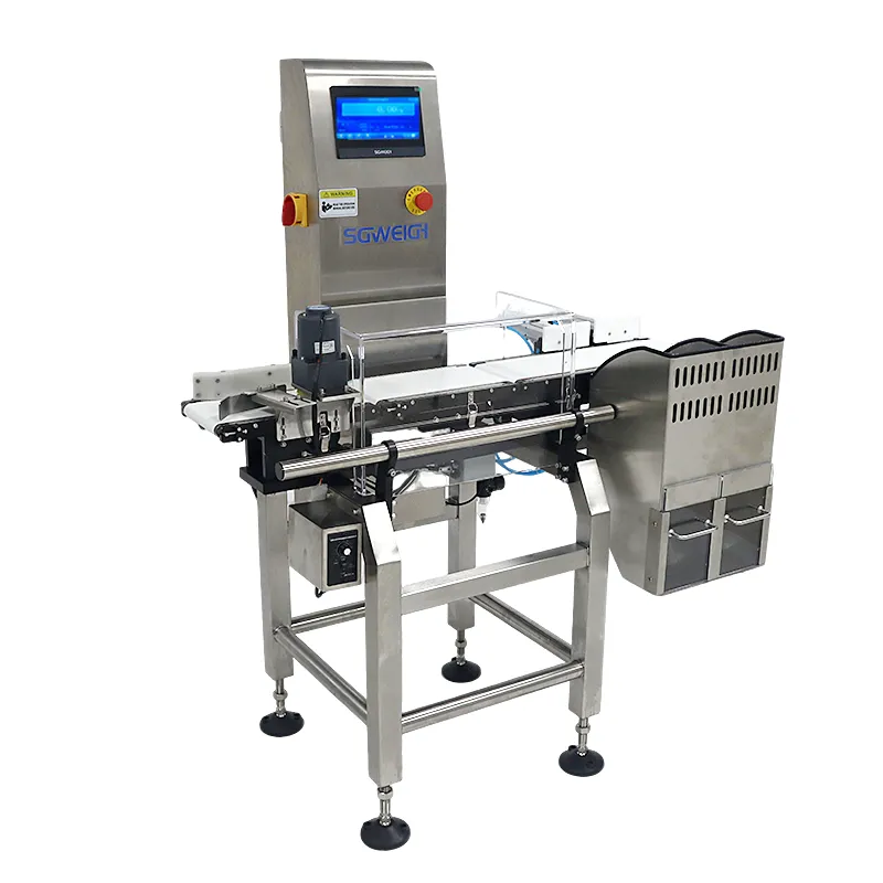 Overweight Underweight Inspection Checkweigher Double Rejection Checkweigher