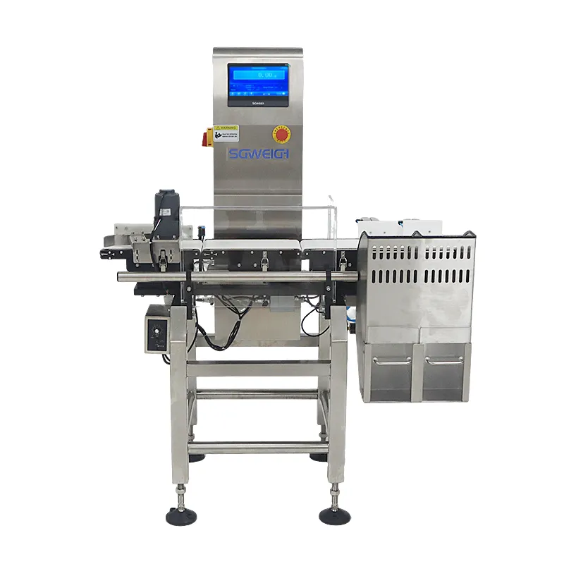 Overweight Underweight Inspection Checkweigher Double Rejection Checkweigher