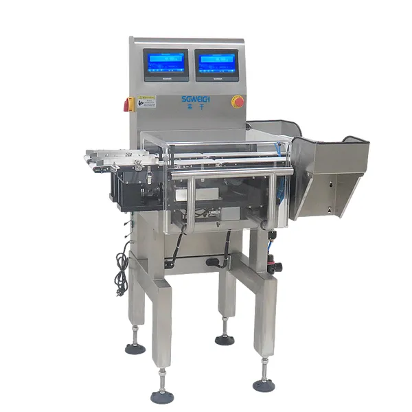 Overweight Underweight Inspection Checkweigher Double Rejection Checkweigher