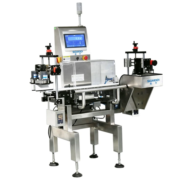 Online Bottle Checkweigher with Clamping Conveying System Industrial Checkweigher