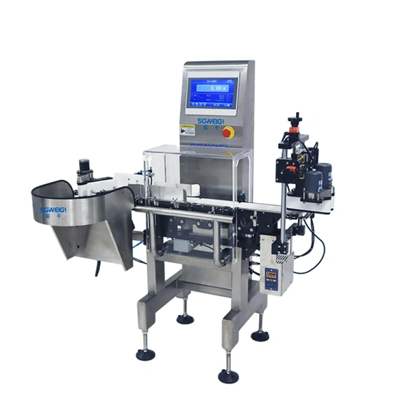 Online Bottle Checkweigher with Clamping Conveying System Industrial Checkweigher