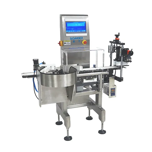 Online Bottle Checkweigher with Clamping Conveying System Industrial Checkweigher
