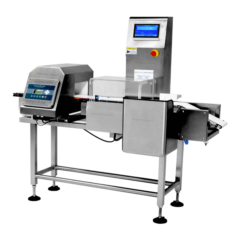Weighing And Metal Detection Machine For Food Package Process Price