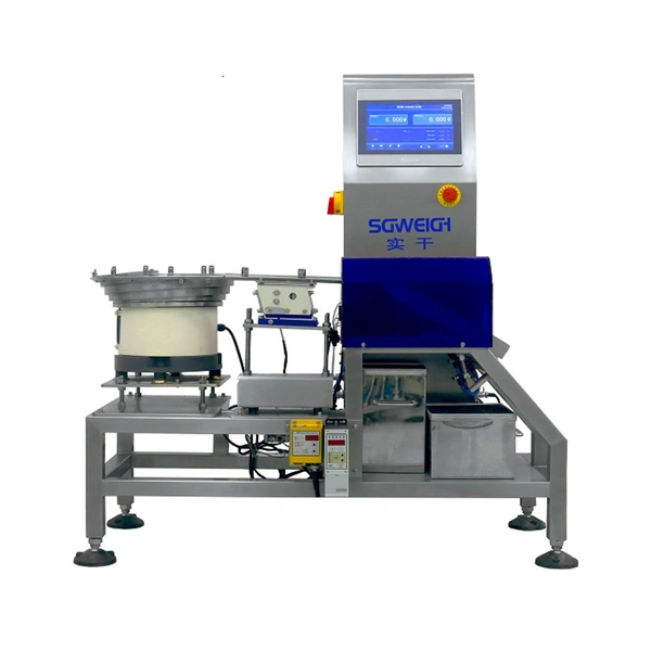 Pharmaceutical Capsule Tablet Sampling Checkweigher Equipment With Rejector