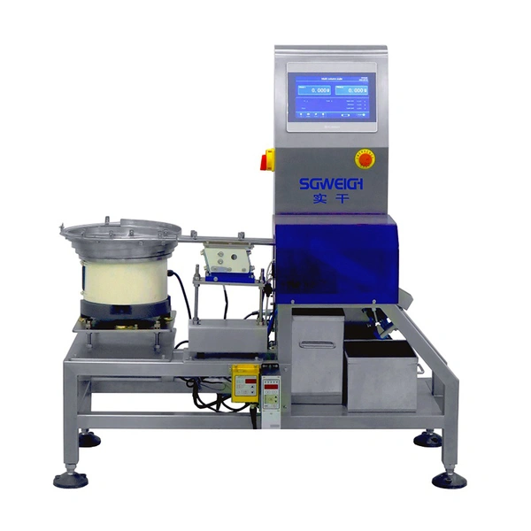 Pharmaceutical Capsule Tablet Sampling Checkweigher Equipment With Rejector