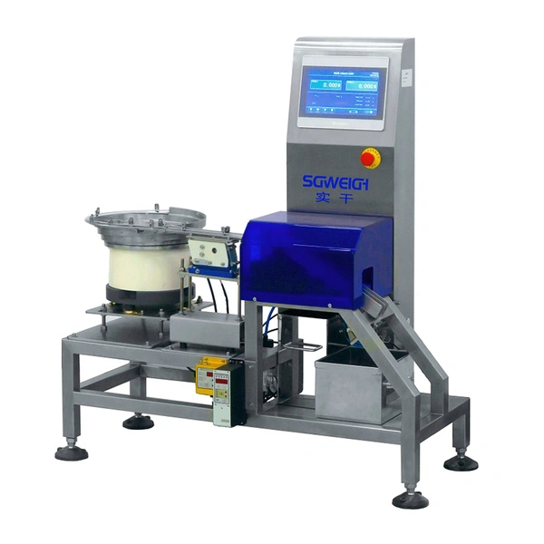Pharmaceutical Capsule Tablet Sampling Checkweigher Equipment With Rejector