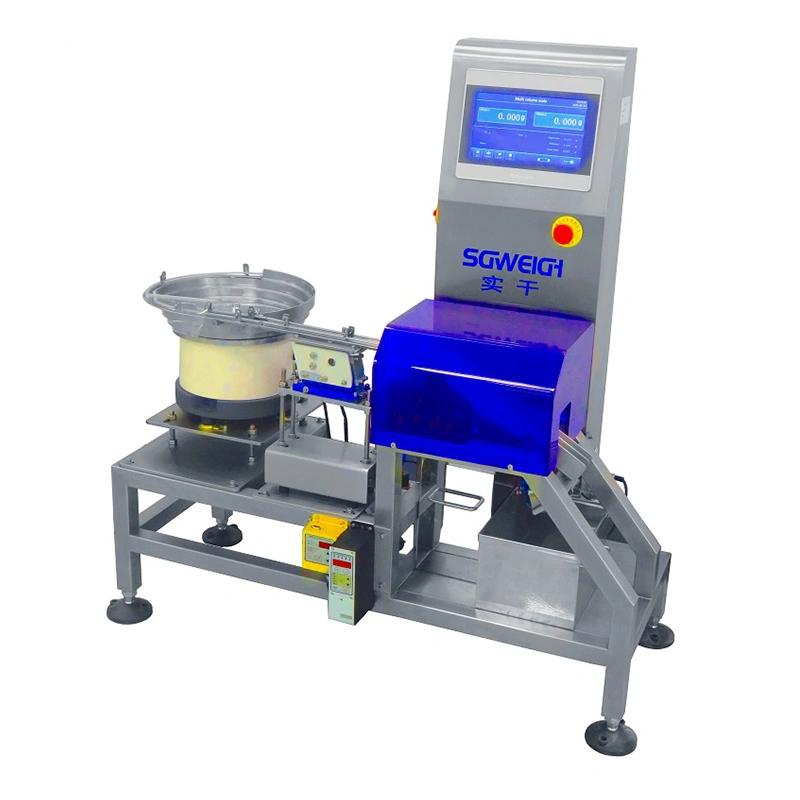 Pharmaceutical Capsule Tablet Sampling Checkweigher Equipment With Rejector