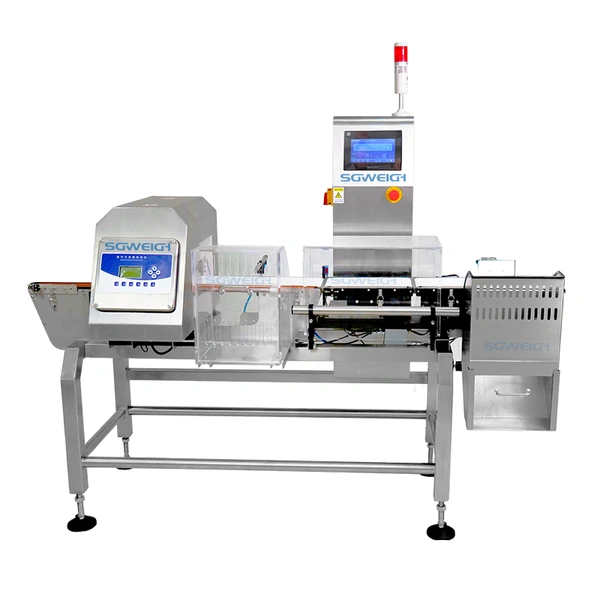 All-in-One Metal Detector Machine And Checkweigher Systme For Food Industry