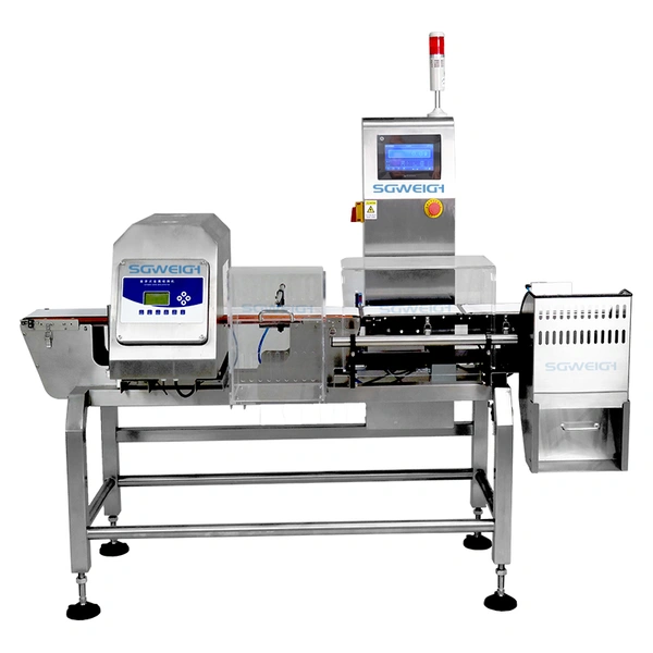 All-in-One Metal Detector Machine And Checkweigher Systme For Food Industry