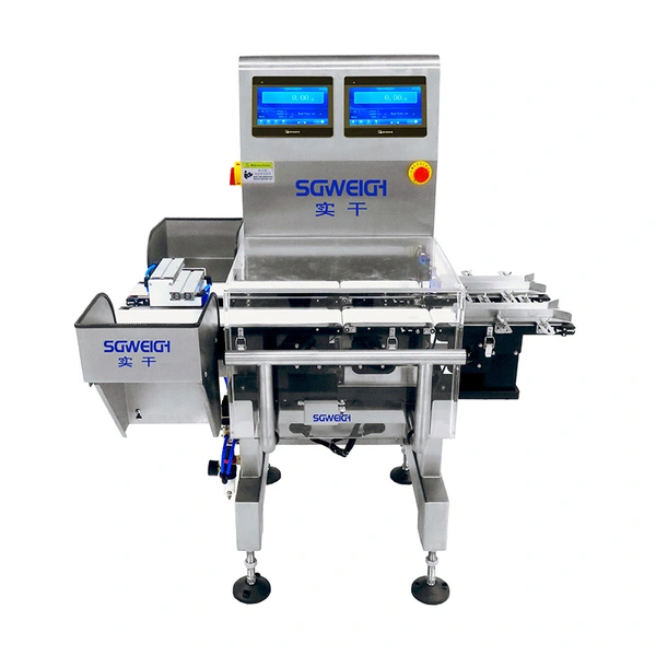 High-Speed 2-Line Checkweigher for Dual-Lane Packaging Efficient Compact Checkweigher