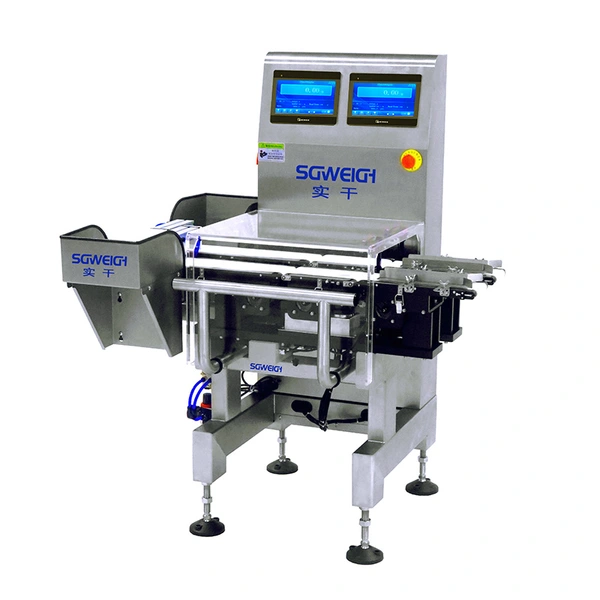 High-Speed 2-Line Checkweigher for Dual-Lane Packaging Efficient Compact Checkweigher