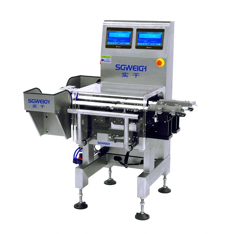High-Speed 2-Line Checkweigher for Dual-Lane Packaging Efficient Compact Checkweigher