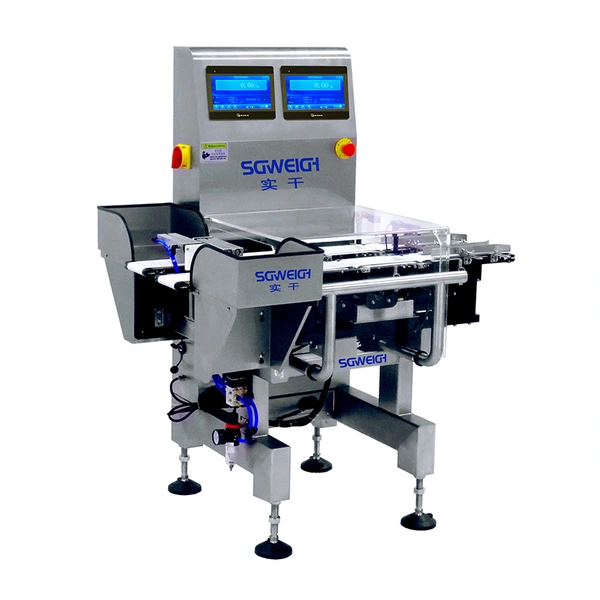 High-Speed 2-Line Checkweigher for Dual-Lane Packaging Efficient Compact Checkweigher